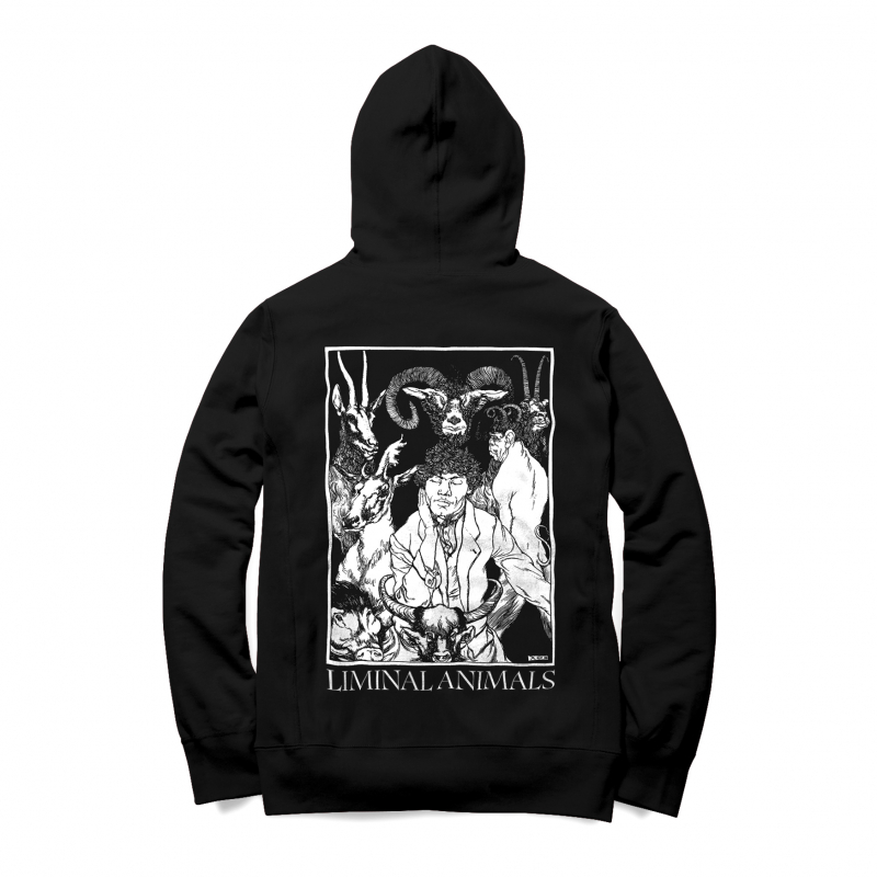 ULVER - Liminal Animals Zipper Black [ZIP HOODIE]