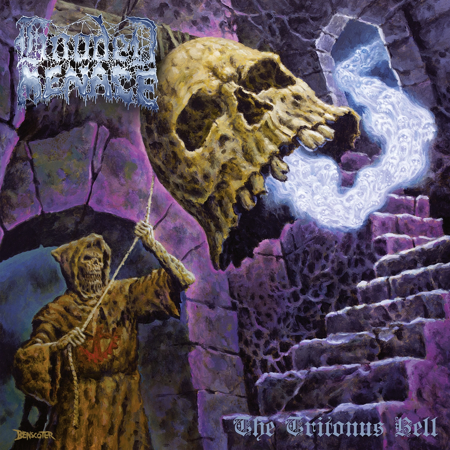 HOODED MENACE - The Tritonus Bell [BLACK LP] 1