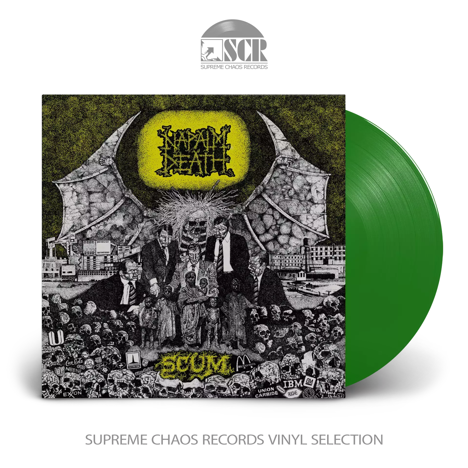 NAPALM DEATH - Scum [GREEN LP]