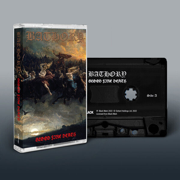 BATHORY - Blood Fire Death [BLACK TAPE]