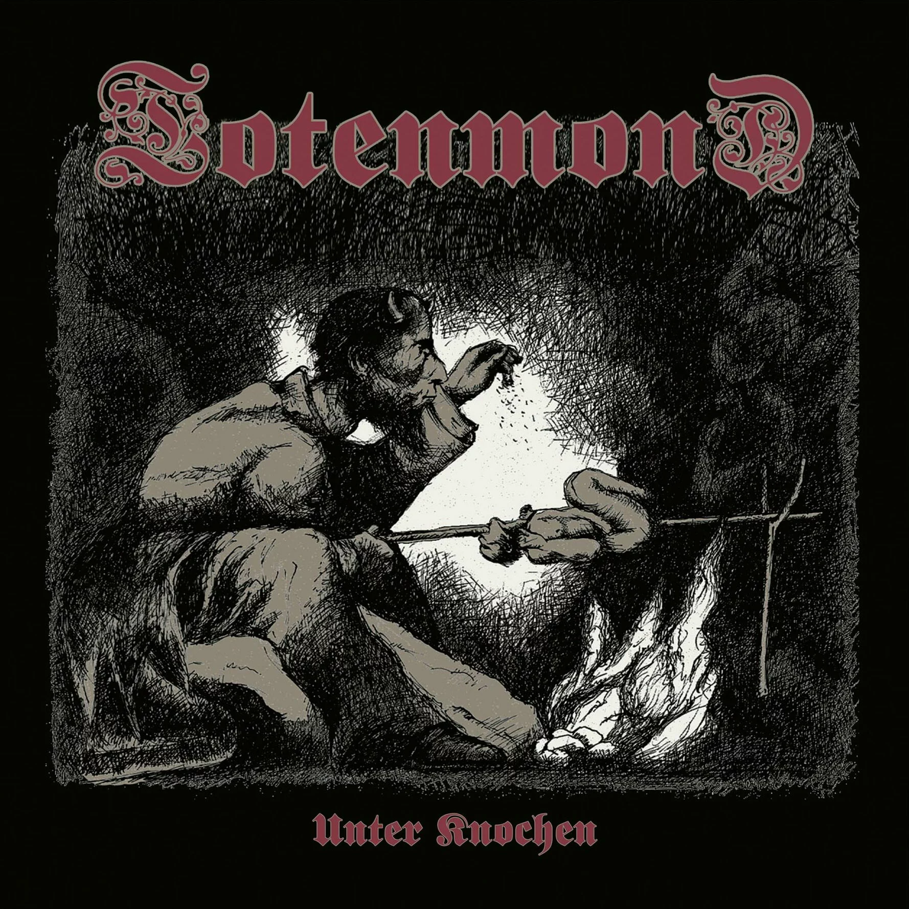 TOTENMOND - Unter Knochen [RED LP] 1