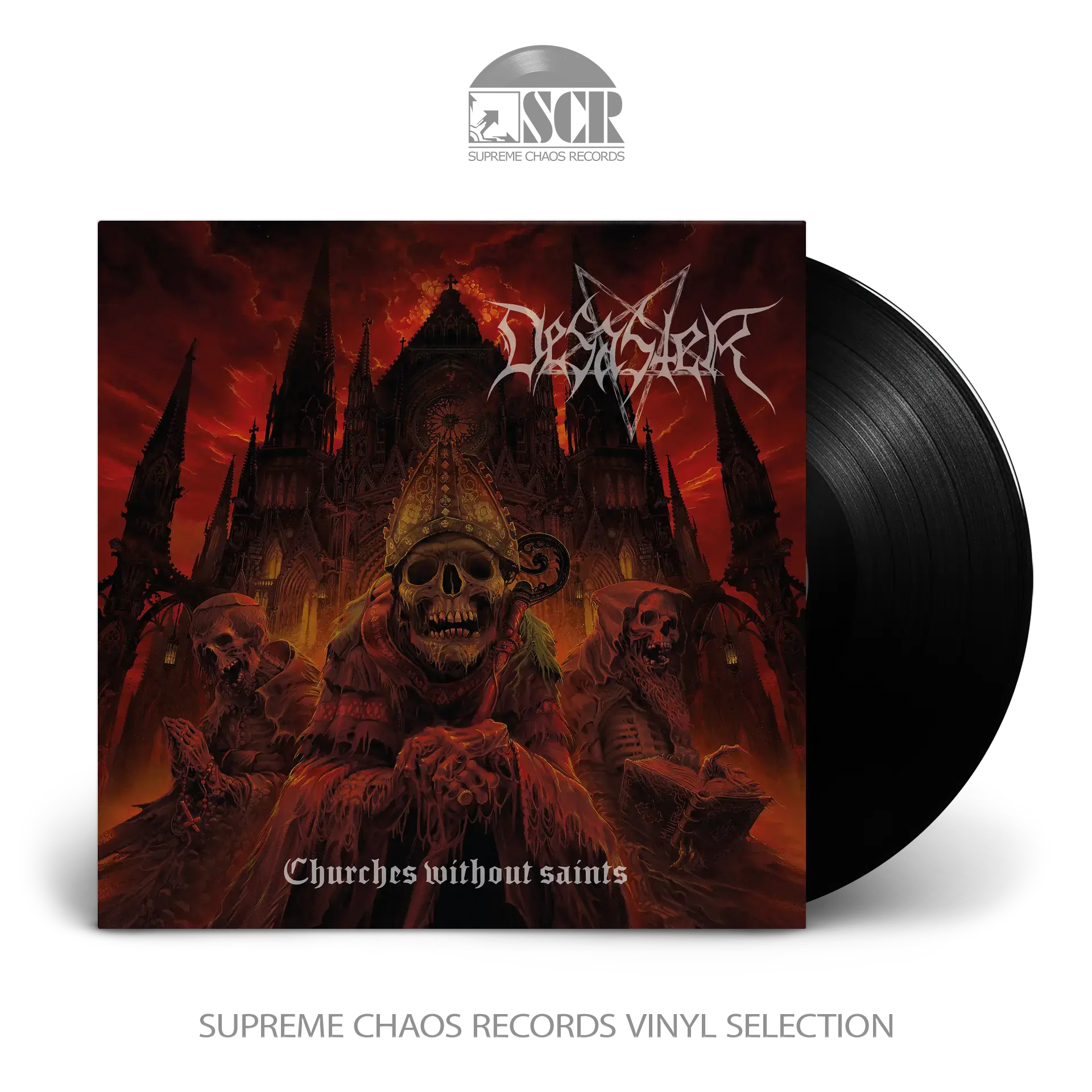 DESASTER - Churches Without Saints [BLACK LP]