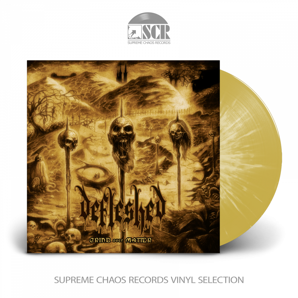 DEFLESHED - Grind Over Matter [GOLD/SILVER LP]