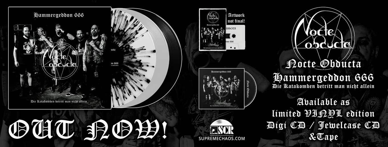 Nocte Obducta - Hammergeddon 666 - Out now