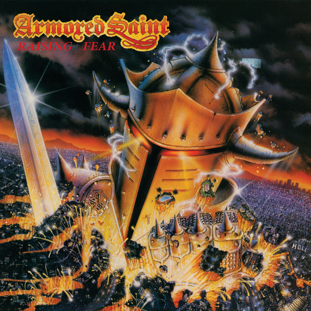 ARMORED SAINT - Raising Fear [CLEAR STEEL BLUE MARBLED LP]