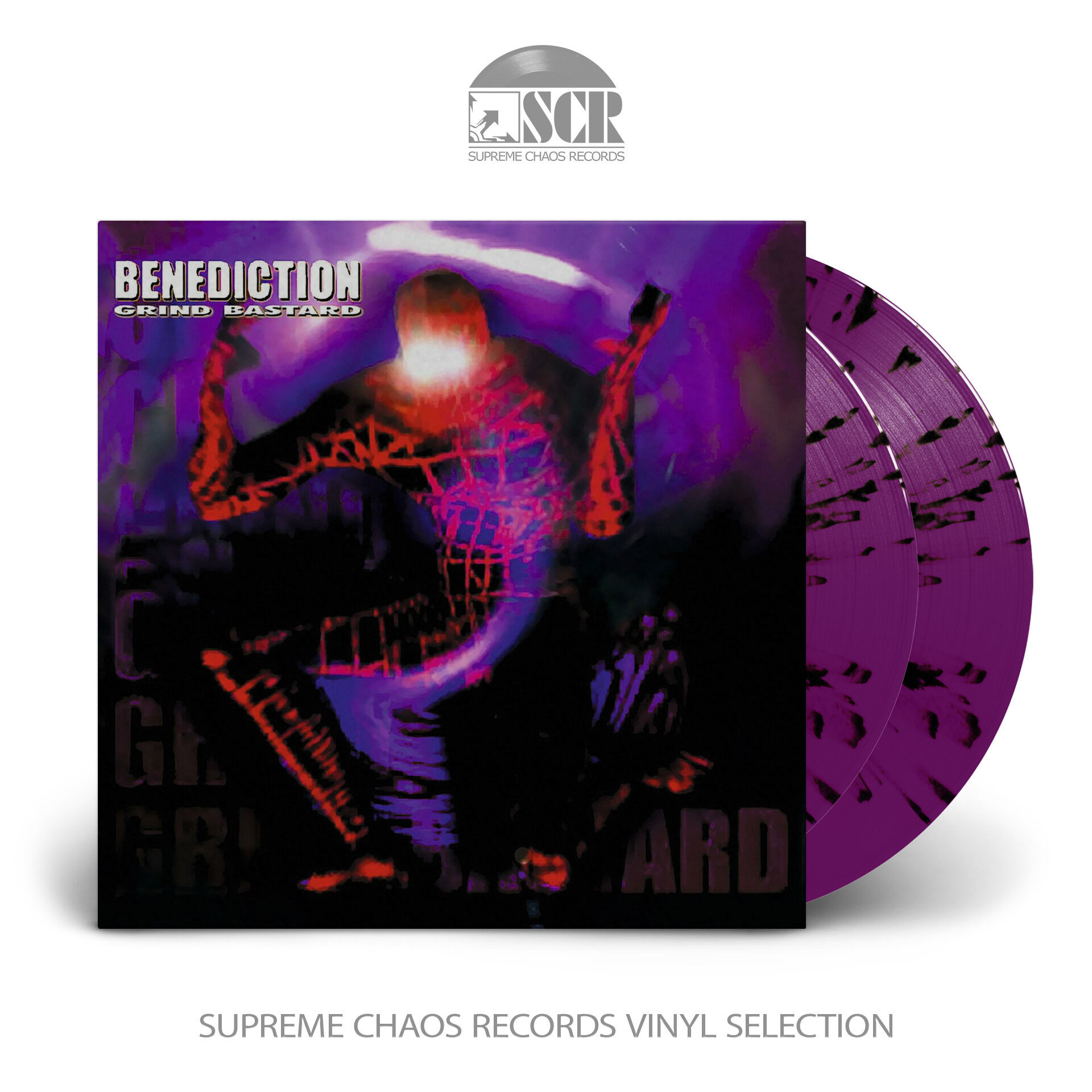 BENEDICTION - Grind Bastard [PURPLE/BLACK DLP]